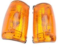 Juvra Clignotant de voiture Témoin lumineux de rétroviseur latéral pour Transit MK8 2014 2015 2016 2017 2018 2019 Clignotant jaune(Set)