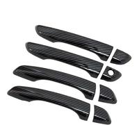 Juvra Poignée extérieure de voiture Autocollants pour poignée de hayon arrière voiture pour DS 6 WR 2014-2020 Housse