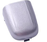 Juvra Poignée extérieure de voiture Poignée de porte extérieure gauche voiture, petite coque pour avant et arrière, non peinte, blanc argenté pour Peugeot 307 Housse