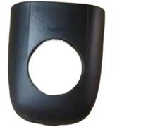 Juvra Poignée extérieure de voiture Poignée de porte extérieure gauche voiture pour avant et arrière non peinte blanc argenté, pour Peugeot 307 Housse(Primer Fl With Hole)