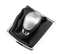 Juvra Pommeau levier vitesse de voiture 5 6 Pour levier de Pour vitesse voiture Pour Speed MT pour Ford pour Focus 2 2006-2011 pour Fiesta pour Kuga 2008-2012 avec(6 speed sliver)