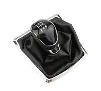 Juvra Pommeau levier vitesse de voiture 5 6 Pour levier de Pour vitesse voiture Pour Speed MT pour Ford pour Focus 2 2006-2011 pour Fiesta pour Kuga 2008-2012 avec(5 speed black)