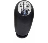 Juvra Pommeau levier vitesse de voiture Adaptateur de manchon pommeau levier pour vitesse chromé 5/6 vitesses pour Renault pour Megane II MK2 pour Scenic 2 pour Clio 3 III MK3(6 Speed Knob)