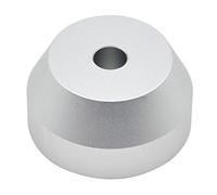 Juwaacoo 1 adaptateur dôme universel pour disque vinyle 45 RPM en aluminium, accessoire pour disques 7-EP