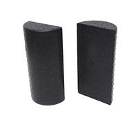 Juwaacoo 1 paire de rouleaux demi-ronds en mousse de 30 cm pour yoga, pilates, sport, fitness, équilibre, blocs de yoga