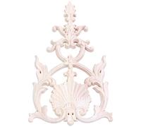 Juwaacoo 1X Applique en Bois Sculpté À Décor De Meubles Vintage D'Artisanat
