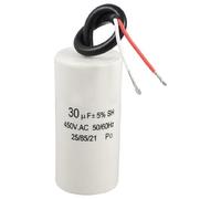 Juwaacoo 2-Cordon cablee 30uF 450VAC 50/60Hz CBB60 Demarrage de Moteur Course condensateur