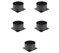 Juwaacoo 5 PièCes Ventilateur CaréNage Conduit Refroidissement Conduit éVent CaréNage Ventilation 120Mm pour Antminer 4 Pouces Ventilateur S3 S5 S7 S9 L3 +