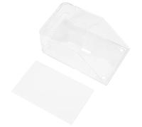 Juwaacoo Couvercle de Cloche de Porte éTanche et Transparent pour Sonnette Carillon de Porte de