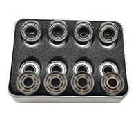 Juwaacoo Lot de 16 roulements à billes en céramique 608 ABEC-11 pour planche à roulettes