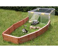 Juwel Enclos pour Tortues (Terracotta, Accessoires pour Tortue Paula + 14 Blocs de Construction faciles à Monter et Roue Libre pour Reptiles) 20329