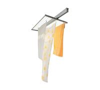 Juwel Stendino a soffitto Samba 200 (per un massimo di 2 carichi di detersivo per lavatrice, lunghezza di appendimento 18 m, stendino per capi ingombranti / biancheria da letto, regolabile in continuo fino a 120 cm) 30040