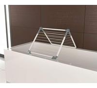 JUWEL Superdry Basic 40804 Étendoir à Linge en Aluminium Menthe (étendoir Pliable, Longueur de séchage 11 m, avec Cordes à Linge Twaron)