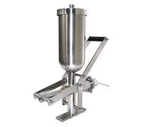 JUWTEEI Machine De Remplissage Manuelle CT03 5L En Acier Inoxydable Pour Churros Et Beignets, Machine Commerciale De Remplissage De Crème Et Gelée