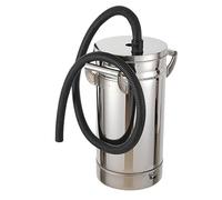 JUWTEEI Seau pulvérisateur de Poudre fluidisée Universel en Acier Inoxydable Bouteilles de trémie de revêtement en Poudre fluidisée pour Machines de revêtement en Poudre, 8 L