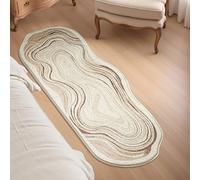 JUXDZISHW ,B,40 * 120,Tapis de Salon de Forme irrégulière dégradé de Couleur Doux antidérapant Tapis de Cuisine Lavable Texture Moderne Tapis de décoration