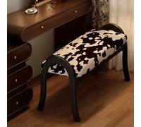 JUXDZISHW Blanc,A,Banc en Bois - Meuble d'entrée ou Salle de Bain 80 * 50 * 42 cm, supporte Jusqu'à 250 kg - Banc Pratique et Décoratif pour Rangement, Meuble Salon ou Salle de Bain