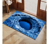 JUXDZISHW C, 80 x 120 cm, paillasson d'entrée intérieur et extérieur, paillasson à illusion d'optique 3D, paillasson toutes saisons, tapis d'illusion d'optique 3D, tapis d'illusion de fissures au sol