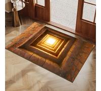 JUXDZISHW F, 100 x 160 cm, paillasson d'entrée intérieur et extérieur, paillasson à illusion d'optique 3D, tapis d'illusion d'optique 3D, facile à nettoyer pour patio, porche, entrée