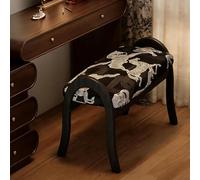 JUXDZISHW Multi Colored,A,Tabouret Rangement, Siège Rectangulaire, Tabouret Coiffeuse, Pouf en Velours, Repose-Pieds, 60 * 42 * 50cm, 4 Pieds en Bois, pour Coins Beauté, Salon, Chambre