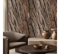 JUXDZISHW Natural,1m,Papier Peint Bois Brun Papier Adhésif pour Meuble Bois pour Porte Table Cuisine Chambre Salon Bureau Papier Adhésif Décoratif Amovible Lavable Autocollant