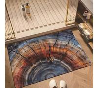 JUXDZISHW Natural,60 * 90,Tapis de Bain Antidérapant 40 x 60 cm, Super Absorbant, Sèche Rapide, Ultra Mince, Facile à Nettoyer, pour Portes de Salle de Bain, Baignoire, Douche