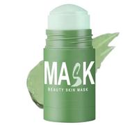 juxek Masque Visage thé Vert,diystar Masque Purifiant,Masque Point Noir Visage,Green Stick Mask, Bâton de Masque au thé vert, Green Tea Cleansing Mask Stick,Masque de Nettoyage Solide (1pc)