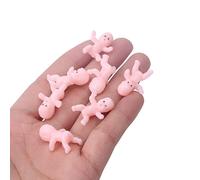 JuxingDazyf Plastic Babies for Baby Shower Game 60pcs Tiny Plastic Babies Mini Babies Figurines Small King Cake Babies Balk For Ice Cube My Water