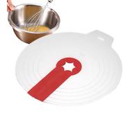 juxouoo Batteur à main, protection anti-éclaboussures en silicone, couvercle de bol de mixage - Couvercle en silicone réutilisable pour fouet à crème