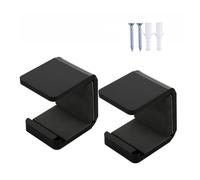 juxouoo Lot de 2 supports muraux pour crosse de hockey - Support de présentation horizontal pour crosse de hockey - Avec tapis de protection anti-rayures - Pour le rangement des équipements de sport