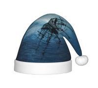 Juxweku Bonnet Noël Enfant Bateau pirate Chapeau Noel pour Garçons Filles Peluche Ornements Décoration