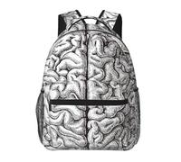 Juxweku Sac à Dos Cerveau humain médical Sac à Dos D'école Enfants Filles Garçons pour étudiant Adolescent École