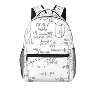 Juxweku Sac à Dos Mathématiques Géométrie Formules Sciences Sac à Dos D'école Enfants Filles Garçons pour étudiant Adolescent École