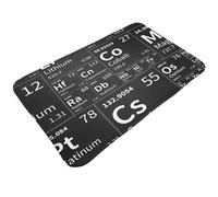 Juxweku Tapis de Bain Tableau périodique des Sciences et Chimie Tapis de Douche Antidérapant pour Douche, Salle de Bain, Paillasson, Chambre, 50 x 80 cm