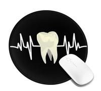 Juxweku Tapis de Souris Dentiste et Assistante hygiéniste Dentaire, Base en Caoutchouc Antidérapant Gaming Tapis de Souris pour Ordinateur Portable