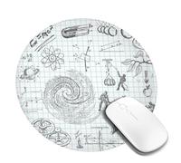 Juxweku Tapis de Souris Formule Mathématiques Physique Sciences, Base en Caoutchouc Antidérapant Gaming Tapis de Souris pour Ordinateur Portable