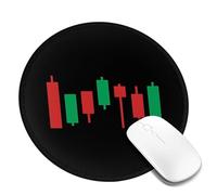 Juxweku Tapis de Souris Marché Forex Traders devises Finance Argent, Base en Caoutchouc Antidérapant Gaming Tapis de Souris pour Ordinateur Portable