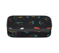 Juxweku Trousse Scolaire Échelles des indicateurs du Tableau Bord Voiture Grande Capacité Trousse à Crayons étui pour Filles Garçons Collège étudiants