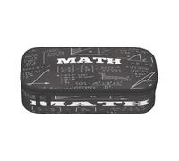 Juxweku Trousse Scolaire Enseignement des mathématiques au Tableau Noir Grande Capacité Trousse à Crayons étui pour Filles Garçons Collège étudiants