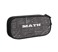 Juxweku Trousse Scolaire Enseignement des mathématiques au Tableau Noir Grande Capacité Trousse à Crayons Organiseur Sac à Crayons pour Garçons Filles étudiants Enfants École