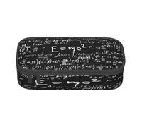 Juxweku Trousse Scolaire Équations mathématiques Grande Capacité Trousse à Crayons étui pour Filles Garçons Collège étudiants