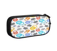 Juxweku Trousse Scolaire Haltères Fitness Kettlebell Grande Capacité Trousse à Crayons Organiseur Sac à Crayons pour Garçons Filles étudiants Enfants École