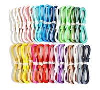 JUYA Ensemble de bandes Quilling par TANT Paper, 32 couleurs, 1280 bandes, longueur 39 cm, 116 GSM (Largeur 10 mm)