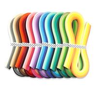 JUYA Multicouleur Jeu de Bandes de Papier Quilling 60 Couleurs 10 paquets 54cm Longueur 60 Couleurs 10 paquets 54cm Longueur Largeur 10 mm