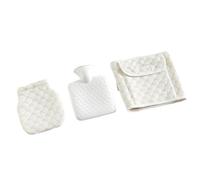 JUYAXIN 1 ensemble de bouillotte en coton doux et respirant avec bandeau ventral inclus, anti-fuite et efficace pour plus de confort et de chaleur