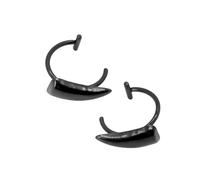 JUYAXIN 1 paire de boutons de manchette à clipser en acier inoxydable élégants pour Halloween et fêtes, taille unique, Comme décrit, Comme décrit.