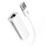 JUYAXIN Adaptateur de carte réseau Ethernet USB 2.0 vers RJ45 10/100 Mbps pour connexion réseau rapide