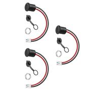 JUYAXIN Adaptateur de terminal 2.0 femelle de type C avec capuchons et écrou résistant à l'eau Prise de charge USB C industrielle Connecteurs anti-poussière