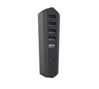 JUYAXIN Adaptateur d'extension avec 4 ports USB 2.0 + 1 port de charge USB + 1 port USB répartiteur hubs haute vitesse pour console