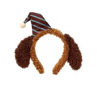 JUYAXIN Bandeau d'oreille d'animal pour fête de Noël en tissu ventilé essentiel pour conjoints, parents, enfants, jumelage familial, accessoires de Noël